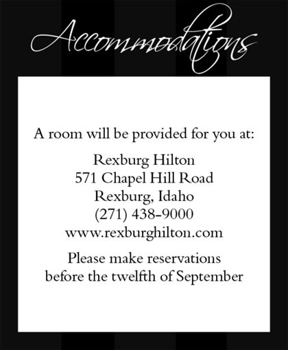 The Los Angeles Accommodation Cards