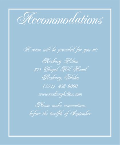 The Louisville Accommodation Cards