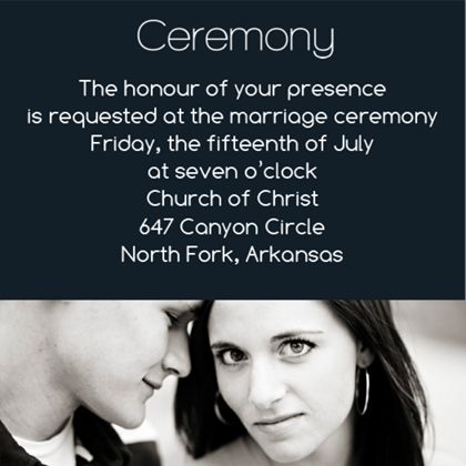 The Mesa Ceremony Cards