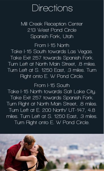 The Mesa Direction Cards