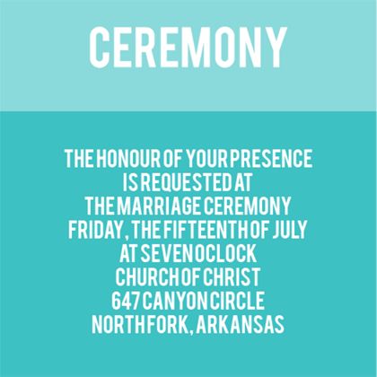 The Milwaukee Ceremony Cards