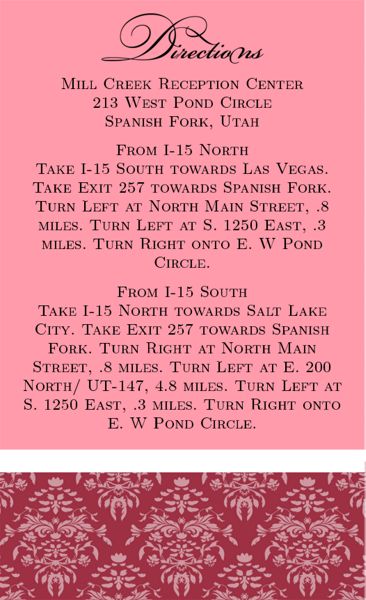 The Nashville Direction Cards
