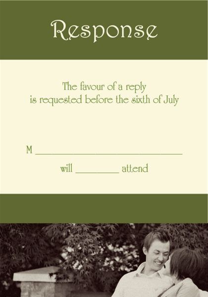The Oakland RSVP Cards