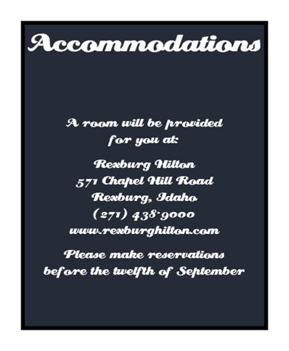 The Omaha Accommodation Cards