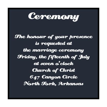 The Omaha Ceremony Cards