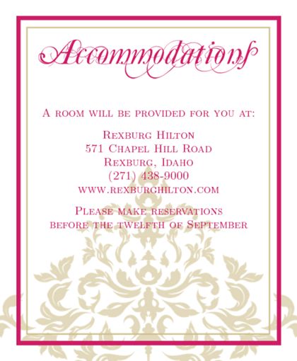 The Oxnard Accommodation Cards
