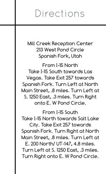 The Pittsburg Direction Cards