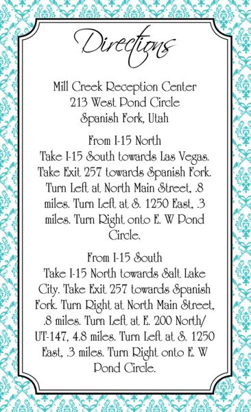 The Raleigh Direction Cards
