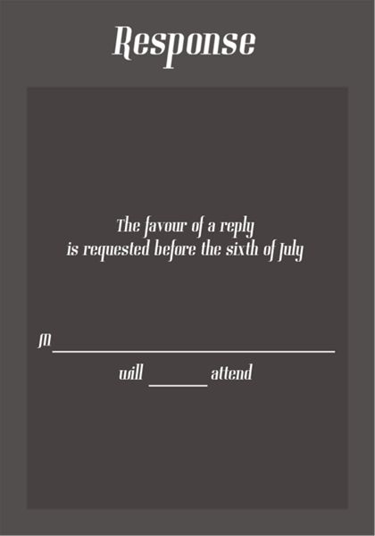 The Reno RSVP Cards