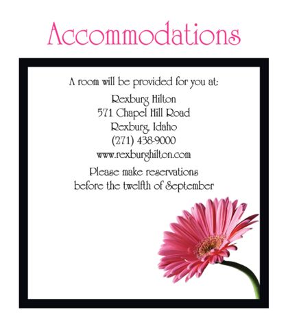 The San Diego Accommodation Cards