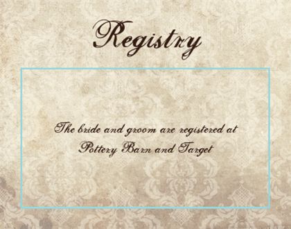 The Santa Ana Registry Cards