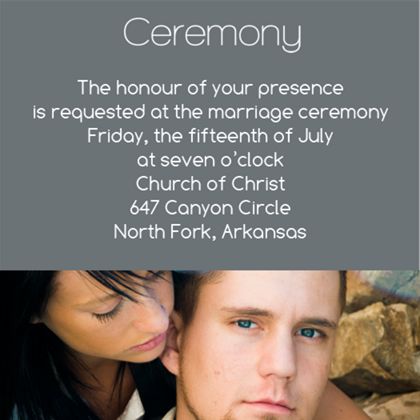The Seattle Ceremony Cards