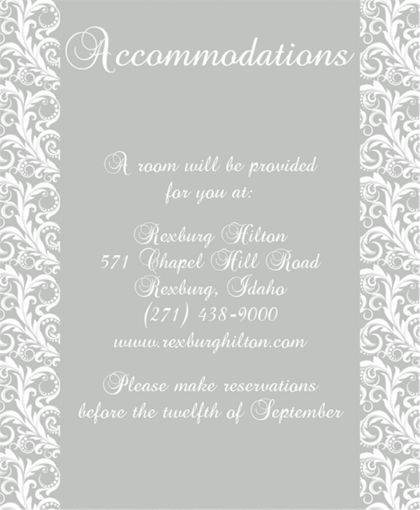 The Tulsa Accommodation Cards