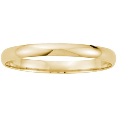 10K Gold Wedding Band 2mm