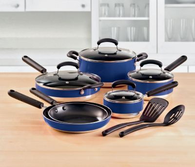 Chef's Mark 12pc Nonstick Aluminum Cookware Set