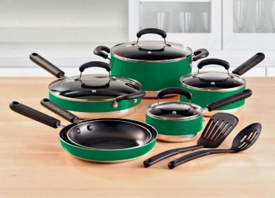 Chef's Mark 12pc Nonstick Aluminum Cookware Set