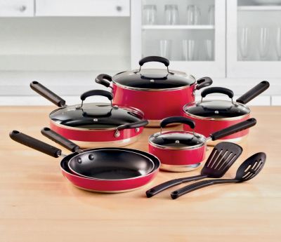 Chef's Mark 12pc Nonstick Aluminum Cookware Set