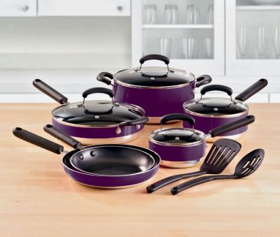 Chef's Mark 12pc Nonstick Aluminum Cookware Set