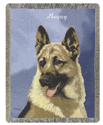 Dog Personalized Throw