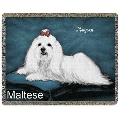 Dog Personalized Throw