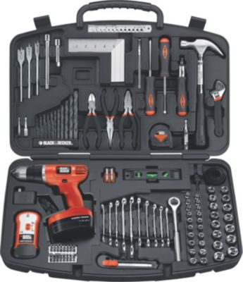 Black & Decker 14.4V Cordless Drill Project Kit