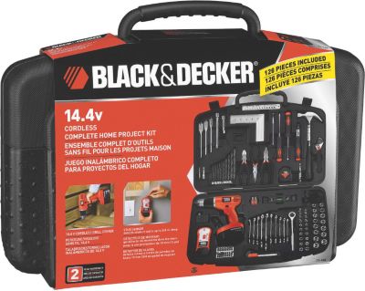 Black & Decker 14.4V Cordless Drill Project Kit