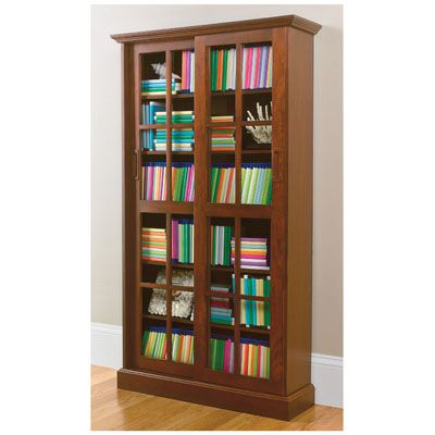 Sliding Door Media Cabinet