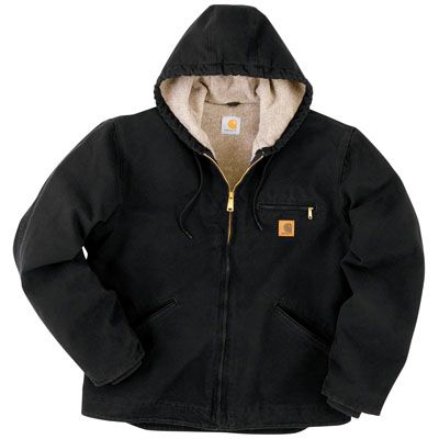 Chaqueta con capucha Carhartt Sierra - Negro, talla alto