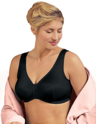 Glamorise Front Close Complete Comfort Bra - Black