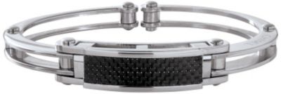 Chisel Men's Stainless Steel Cuff  Bracelet