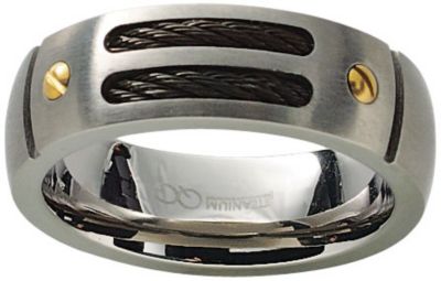 Chisel Men's Titanium Band 8mm