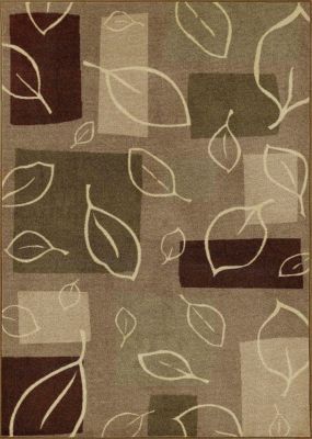 Dalyn Monterey Leaves Rugs Black