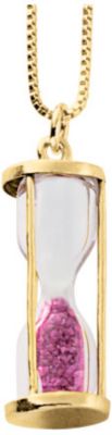 18K Gold Over Silver "Time in a Bottle" Pendant