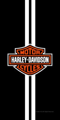 Harley-Davidson® Legend Black Beach Towel