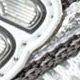 Silver/White