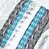 Silver/Blue