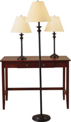 Sectional, Saddle + Lamp Set