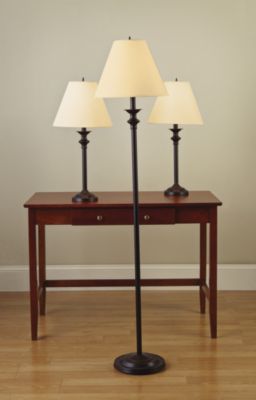 Sectional, Saddle + Lamp Set