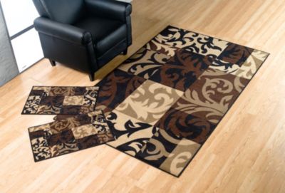 Scroll Patchwork Rug