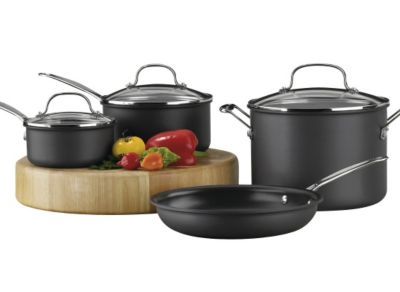 Cuisinart 7pc Hard Anodized Cookware Set