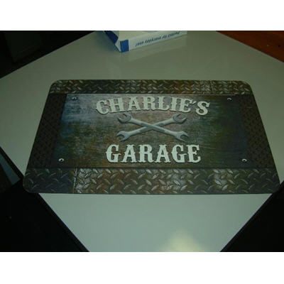 Big Daddys Personalized Garage Mat