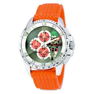 Mens Ed Hardy Orange Dragster Watch