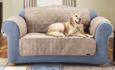 Sure Fit Quilted Suede Sofa Pet Throw