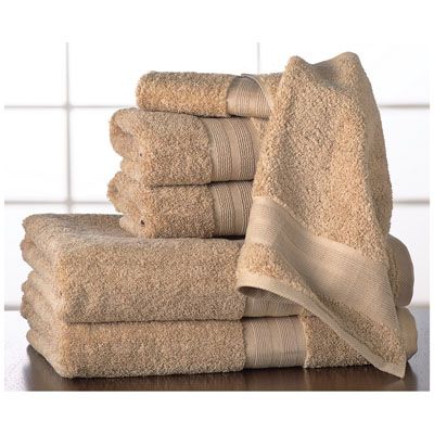 6 Piece Organic Bath Towels