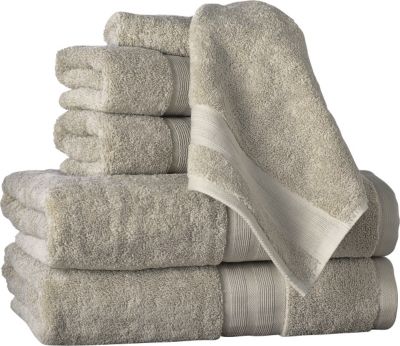 6 Piece Organic Bath Towels