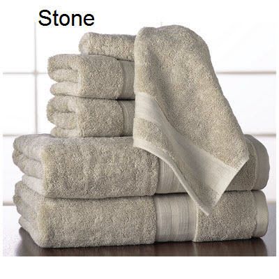 6 Piece Organic Bath Towels