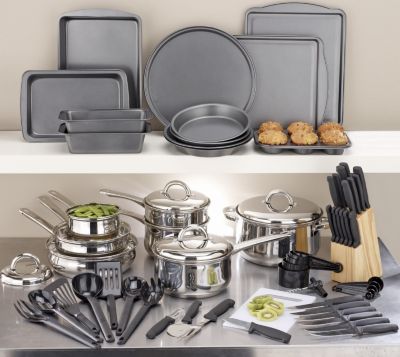 165pc Complete Kitchen Starter Set