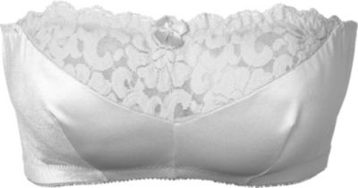 Glamorise Strapless Tube Bra-White