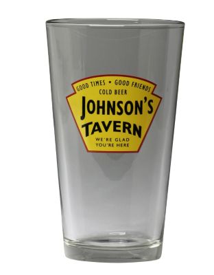 Personalized Yellow Tavern Pint Glasses/Set of 4