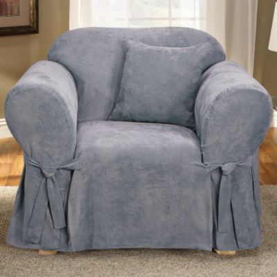Sure Fit Classic Soft Suede Chair Slipcover
